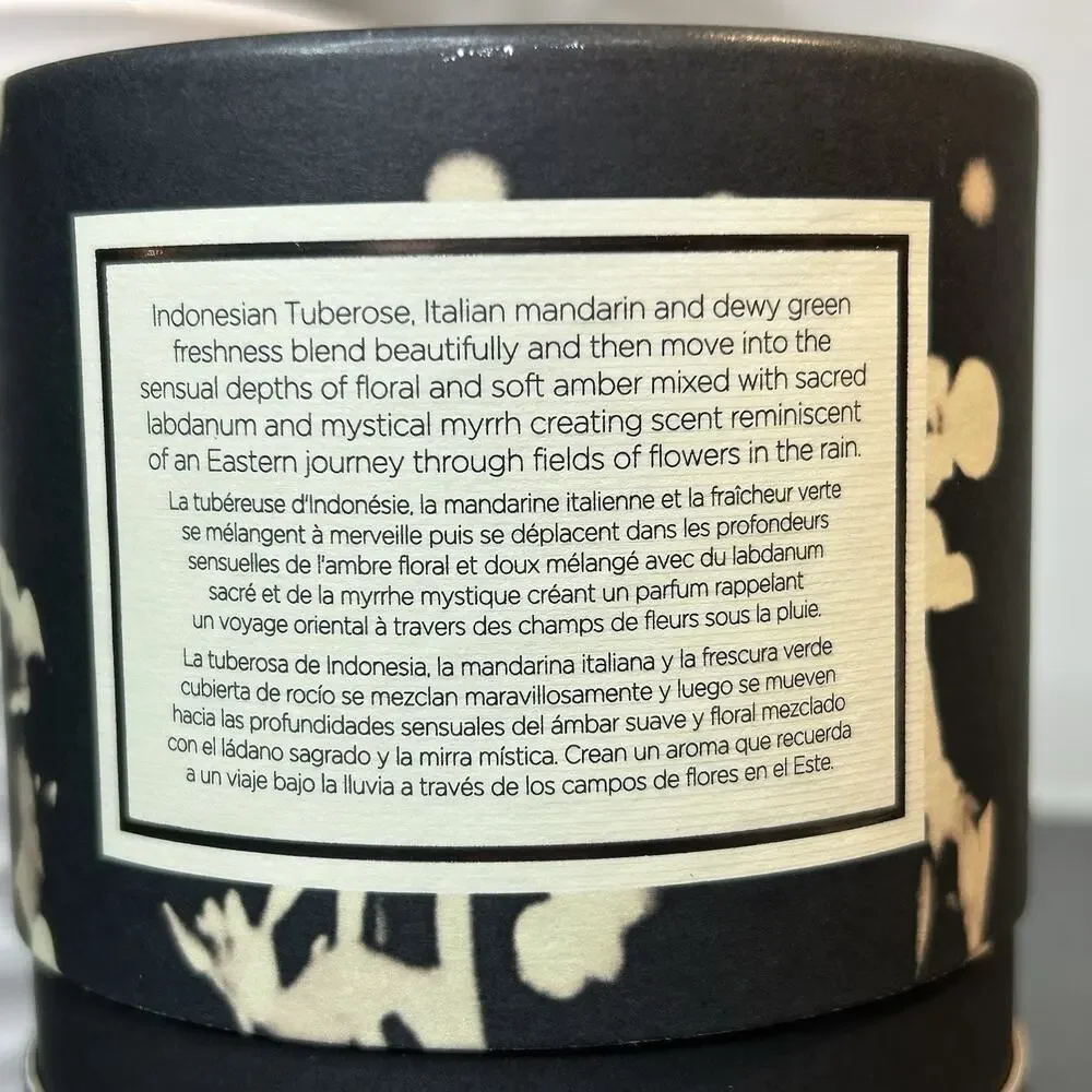 Lemieux Et Cie For Anthropologie Tubereuse De Kalimantan Glass Jar Candle 10.1oz